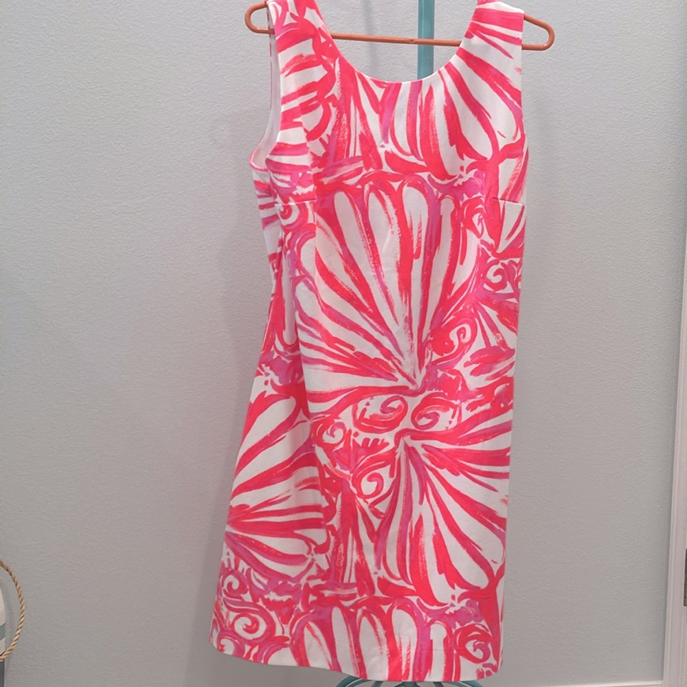 Lilly Pulitzer Callie Shift Shimmy Shimmy Pink Sun Ray Dress size XL